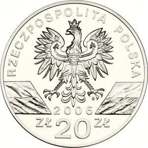 Poland 20 Zlotych 2006 MW Swistak (Marmota marmota)