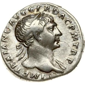 Roman Empire Trajan Denarius ND (107)