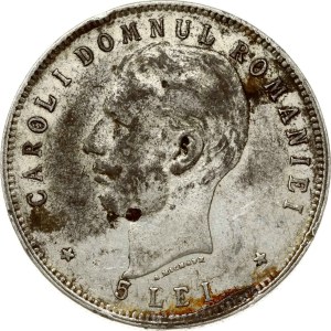 Romania 5 Lei 1906 Reign