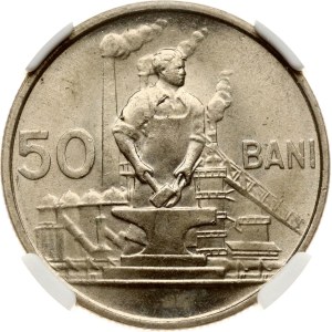 Romania 50 Bani 1956 NGC MS 64