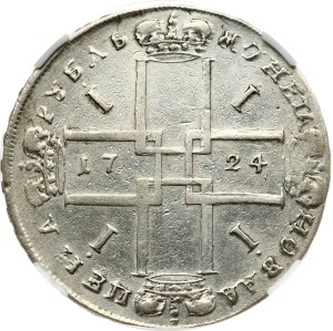 Russia Rouble 1724 Moscow HHP VF 25