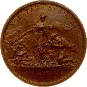Russia Medal 1754 Forgiveness of State Arrears (R) NGC MS 61 BN