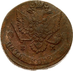 Russia 5 Kopecks 1780 ЕМ