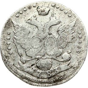 Russia 20 Kopecks 1783 СПБ