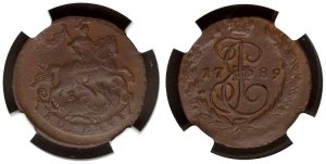 Russia Kopeck 1789 ЕМ NGC AU DETAILS