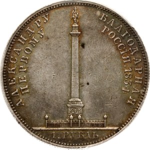Russia Rouble 1834 Alexander column (R) PCGS XF 45