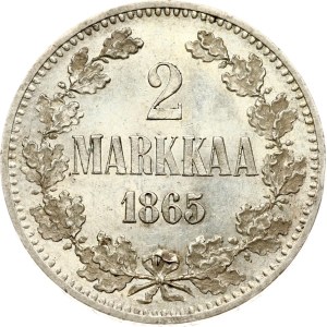 Russia For Finland 2 Markkaa 1865 S
