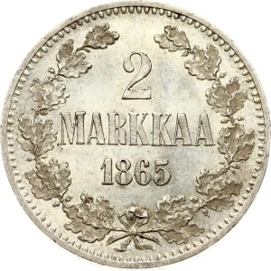 Russia For Finland 2 Markkaa 1865 S