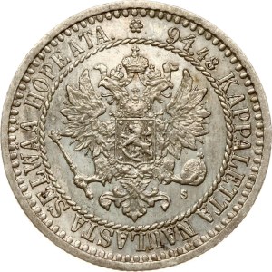 Russia For Finland 1 Markka 1866 S