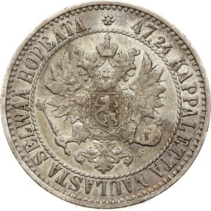 Russia For Finland 2 Markkaa 1866 S