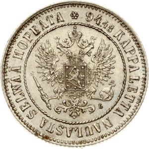 Russia For Finland 1 Markka 1892 L