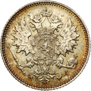 Russia For Finland 25 Pennia 1894 L