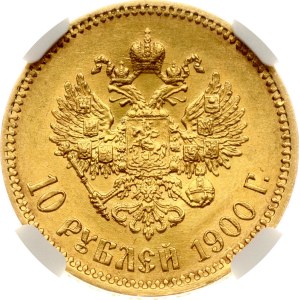 Russia 10 Roubles 1900 ФЗ NGC MS 61