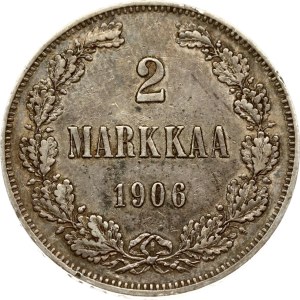 Russia For Finland 2 Markkaa 1906 L