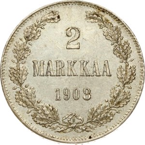 Russia For Finland 2 Markkaa 1908 L