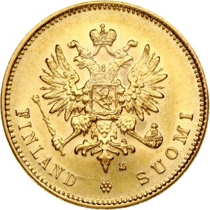 Russia For Finland 20 Markkaa 1910 L