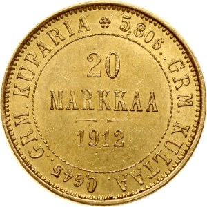 Russia For Finland 20 Markkaa 1912 S