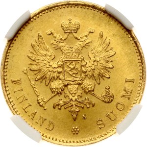 Russia For Finland 20 Markkaa 1913 S NGC MS 64