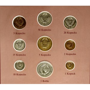 Russia USSR 1 Kopeck - 1 Rouble 1979 Set