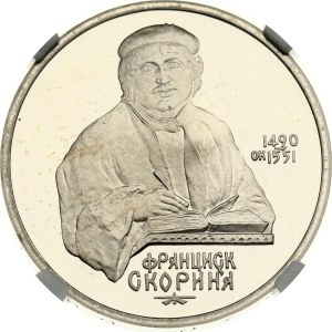 Russia USSR 1 Rouble 1990 Francisk Scorina NGC PF 68 ULTRA CAMEO