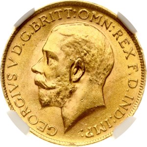 South Africa Sovereign 1927 SA NGC MS 62