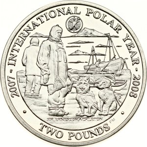 South Georgia and the South Sandwich Islands 2 Pounds 2007 PM International Polar Year