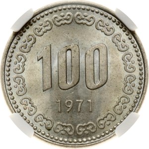 South Korea 100 Won 1971 NGC MS 64
