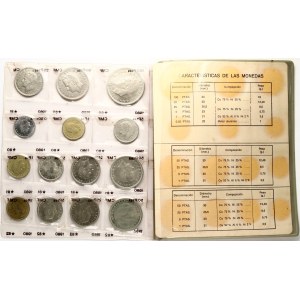 Spain 50 Centimos - 100 Pesetas 1980 1982 FIFA World Cup Set of 14 coins