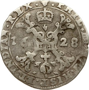Spanish Netherlands Brabant 1/4 Patagon 1628 Brussels