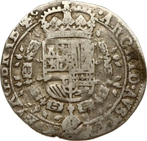 Spanish Netherlands Brabant 1/4 Patagon 1628 Brussels