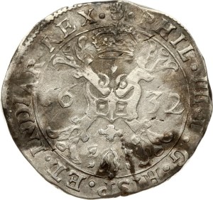 Spanish Netherlands Brabant 1/2 Patagon 1632 Antwerp (R1)