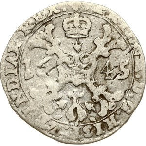 Spanish Netherlands Brabant 1/4 Patagon 1645 Brussels