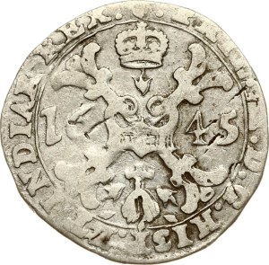 Spanish Netherlands Brabant 1/4 Patagon 1645 Brussels