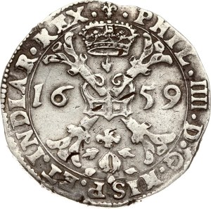 Spanish Netherlands Patagon 1659 Flanders