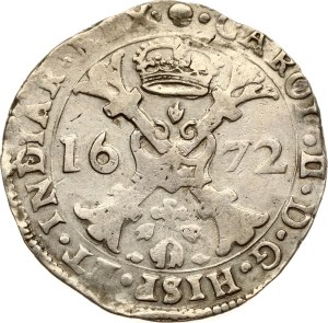 Spanish Netherlands Brabant Patagon 1672 Brussels (R1)