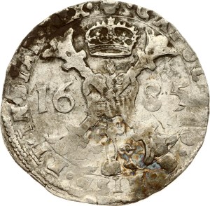 Spanish Netherlands Brabant Patagon 1685 Brussels (R1)