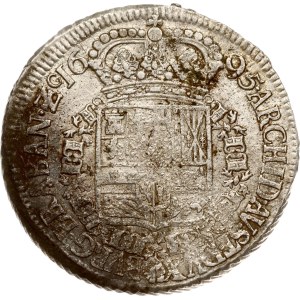 Spanish Netherlands Brabant Patagon 1695 Antwerp (R1)