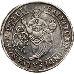 Sweden Riksdaler 1644 with countermark