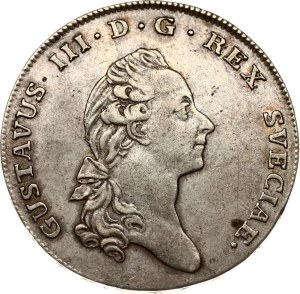 Sweden 1 Riksdaler 1780 OL