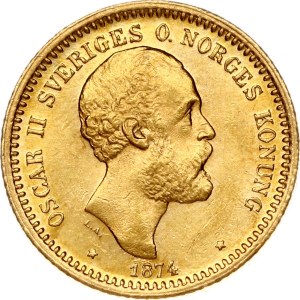 Sweden 10 Kronor 1874 ST
