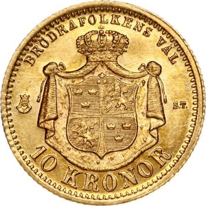 Sweden 10 Kronor 1874 ST
