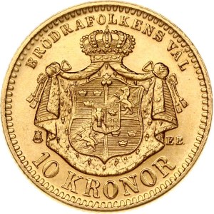 Sweden 10 Kronor 1883 EB