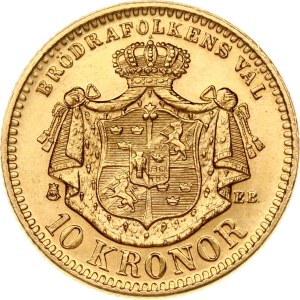 Sweden 10 Kronor 1883 EB