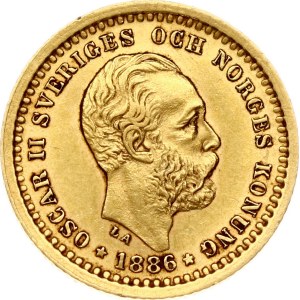 Sweden 5 Kronor 1886 EB LA