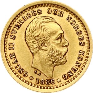 Sweden 5 Kronor 1886 EB LA