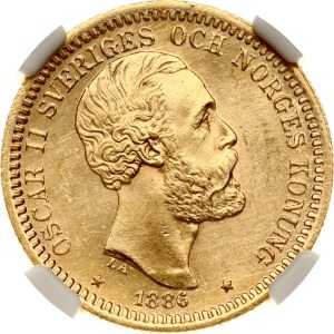 Sweden 20 Kronor 1886 EB NGC MS 64
