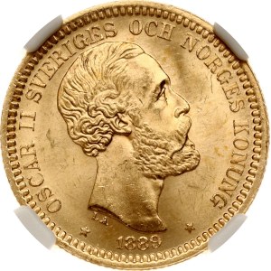 Sweden 20 Kronor 1889 EB NGC MS 64