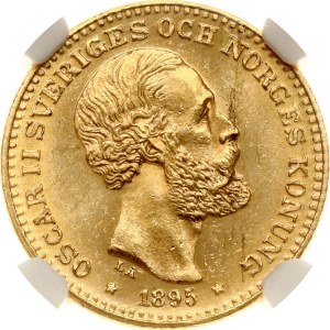 Sweden 10 Kronor 1895 EB NGC MS 64