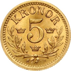Sweden 5 Kronor 1901 EB