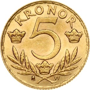Sweden 5 Kronor 1920 W